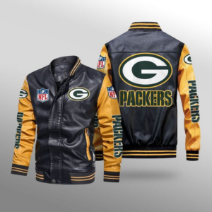 Green Bay Packers leather jacket 2021