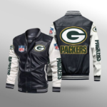 Green Bay Packers leather jacket new design