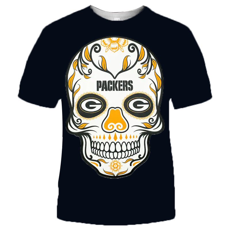 NFL Team Green Bay Packers x Grateful Dead Logo Band T-Shirt For Fan ...